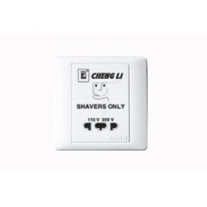 20VA-230V Ổ cắm dao cạo râu có bộ ngắt quá tải